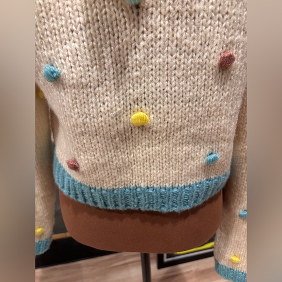 Cute Kimchi Blue Sweater worn only once size small. - Picture 6 of 8